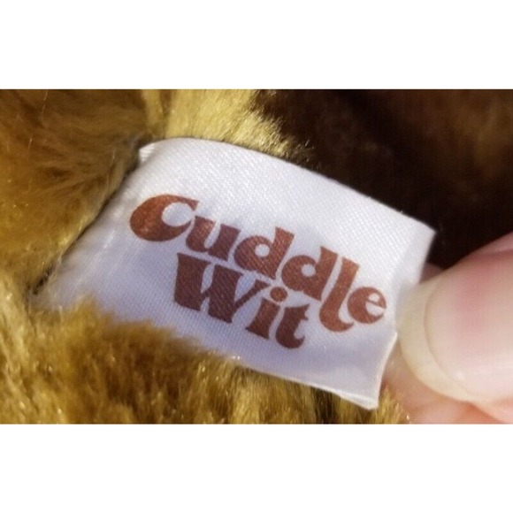 Rare Vintage 21" Carnival Style Cuddle Wit Brown Stuffed Bear Plush Toy - Picture 9 of 10